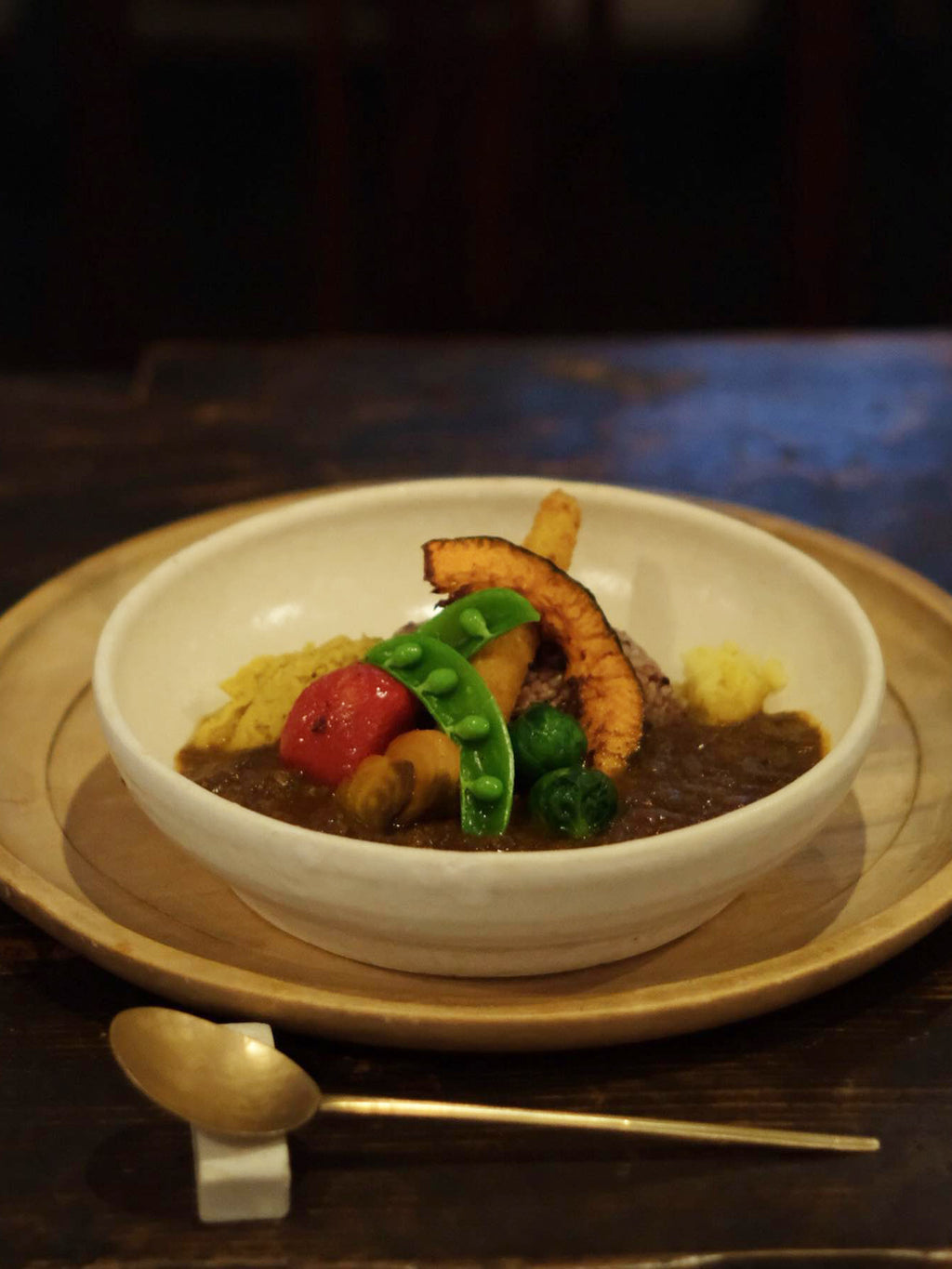 白化粧 カレー皿