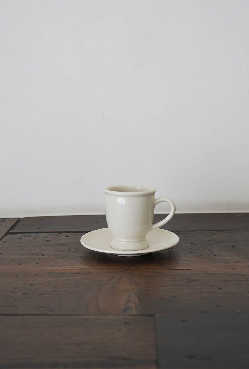 白半磁器 コーヒーカップ&ソーサー